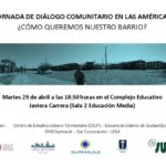[PARA AGENDAR] Jornada de diálogo comunitario en Las Américas: ¿Cómo queremos nuestro barrio?, 29 de abril, Talca