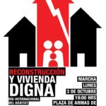 Marcha por una reconstrucción y vivienda digna, Día Mundial del Hábitat