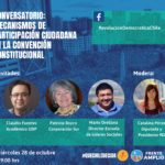 CONVERSATORIO: MECANISMOS DE PARTICIPACIÓN CIUDADANA EN LA CONVENCIÓN CONSTITUCIONAL